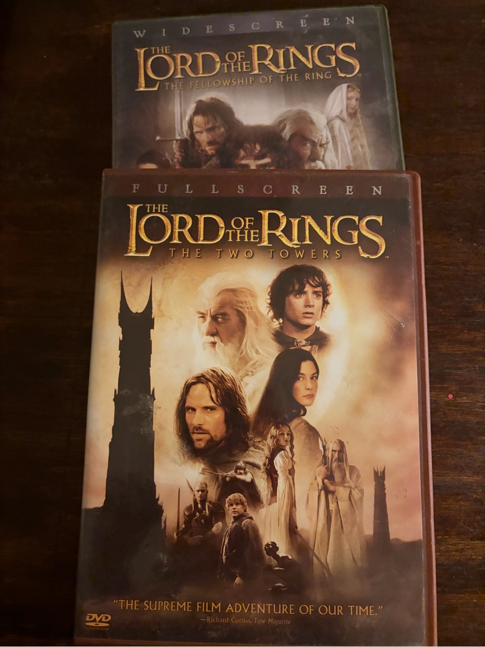 The Lord of the Rings: The Fellowship of the Ring and The Two Towers (DVD)